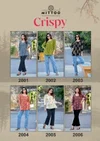 Crispy By Mittoo Rayon Printes Western Wear Ladies Top

